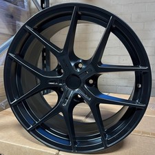 18" BMW 1 SERIES E87 E88 MATT BLACK 600 DESIGN 8J ALLOYS/SET OF 4