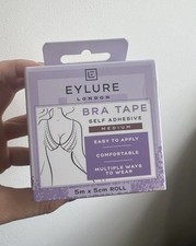 Eylure Bra Tape Roll - Medium - Sticky Breast Boob Lift Push Up Invisible Bra