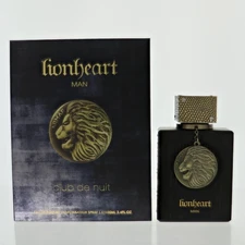 Club De Nuit Lion Heart for Men 3.4 Oz Eau De Parfum Spray Box