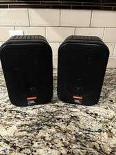 JBL Control 1 Bookshelf Speakers Matched Pair needs re-foam great project