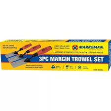 PACK OF 3 TRADESMAN TROWEL SET HAND BRICK PLASTERING JOINTER GROUT BUILDERS DIY