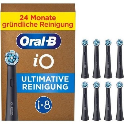 Oral-B iO Black Ultimative Reinigung Aufsteckbürsten 8 Stück,neu und OVP