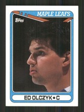 Ed Olczyk 1990-91 Topps #206 Toronto Maple Leafs 41150