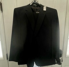 Joseph A Banks Men's Navy Blue Wool Suit