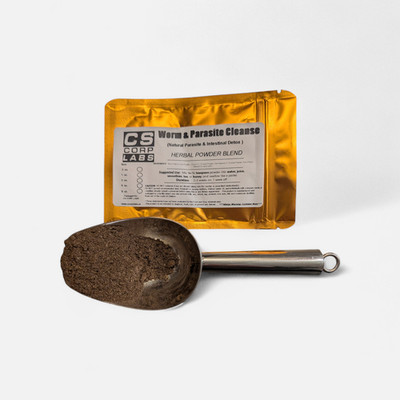 Worm & Parasite Intestinal Cleanse & Herbal Detox Powder Pack for Humans - Fresh