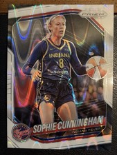 2025 Panini Prizm WNBA Sophie Cunningham White Seismic Prizm Indiana Fever