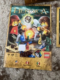 Lego heroica waldurk 3858 Incomplete, with manuals Box Dice Game