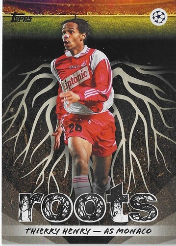 2025-26 Topps UEFA Club Competitions THIERRY HENRY Roots - AS Monaco-