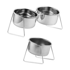 Elevated Cat Bowls Pet Supplies Easy to Clean Tilted for Small Animals Puppy