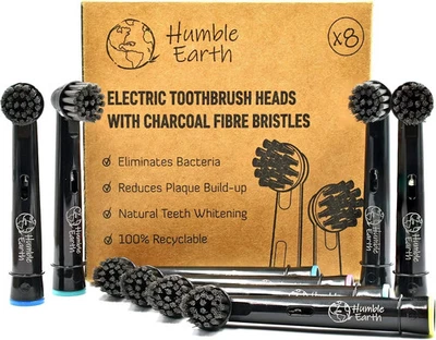 BRANDED Humble Earth Recyclable Toothbrush Heads Compatible with Oral-B Electric Toothb
