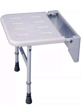 Solo Standard Shower Seat with Legs Wall Mounted,Compact,Space Saver By AIDAPT