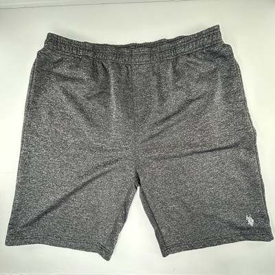 U.S. Polo Assn Herren Lounge Shorts XXL grau Gummibund Freizeit