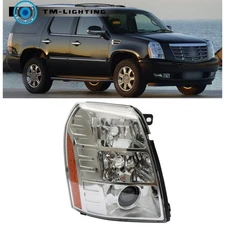 Right Passenger Side For 2007-2014 Cadillac Escalade Headlight Headlamp Assembly