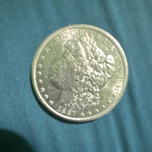 1887 Morgan Silver Dollar $1 Coin .900 Fine Silver Uncertified US Collectible