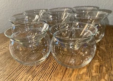 8 Stemless Martini Glasses Chillers Sets- Excellent Condition Glassware 16 Pcs