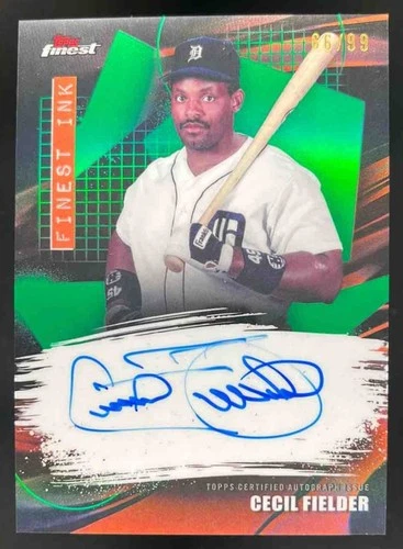 2026 Topps Finest Cecil Fielder Green (RAW)