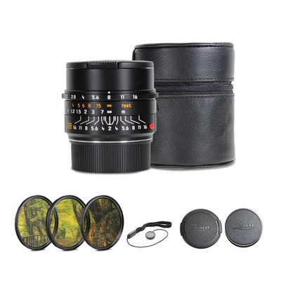 Leica Summicron-M 28mm f/2 ASPH. Lens (Leica M, 2023 Version) + Lens Filter Kit