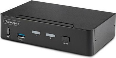 StarTech.com KVM Switch DisplayPort 2 Port Single Display 8K 60Hz / 4K 144Hz