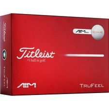 Titleist 2026 TruFeel AIM 360 Golf Balls 1 Dozen White Soft Feel New
