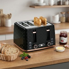 4 Slice Toaster, Reheat/Defrost/Cancel, 7 Browning Levels