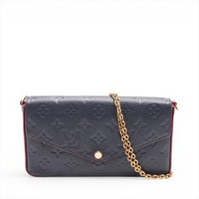 Louis Vuitton monogram empreinte Pochette F licie M64099 Navy Blue