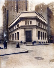 RARE 1900s NYC JP MORGAN  BROADWAY BUILDING AERIAL VIEW ORIGINAL Photo 375