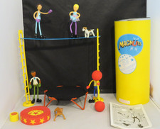 RARE Retired 1999 HearthSong MAGNUTS Exclusive Circus Play Set  Trampoline