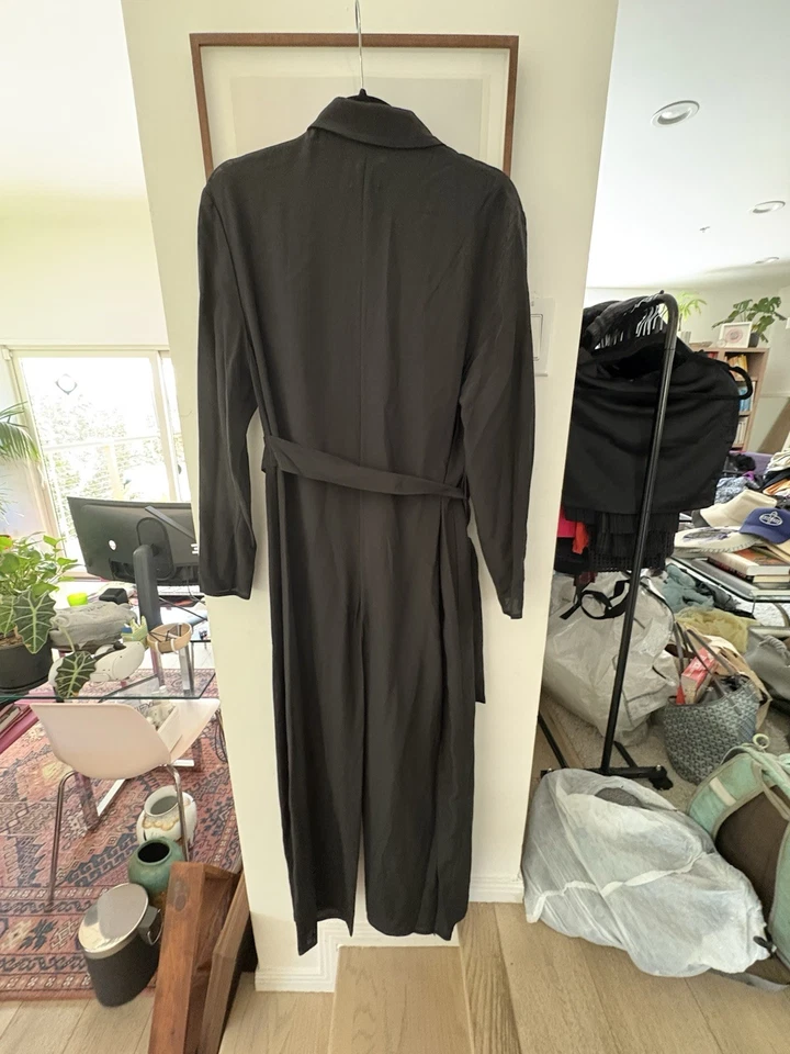 Mono negro de seda en capas Marc Jacobs Safiyaa para mujer talla S Foto 2 de 4