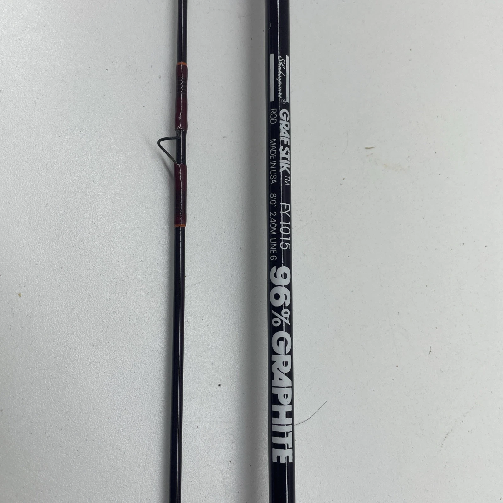 Shakespeare GRAF STIK 8’ FY2015 Made In USA 96% Graphite, Mint Condition ￼A/S