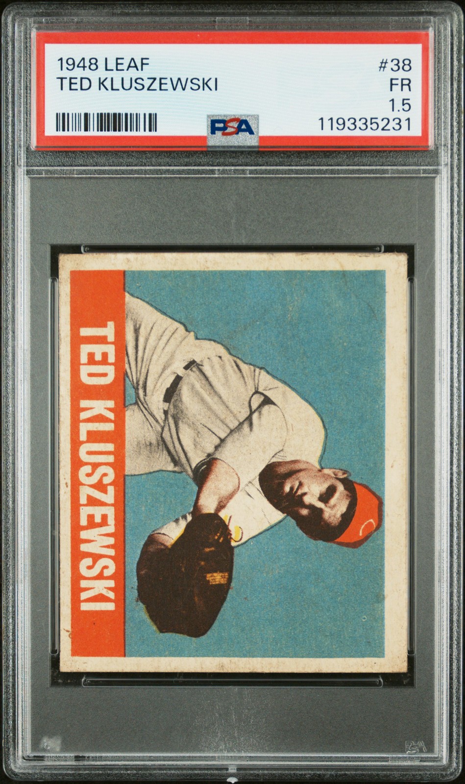 1948 LEAF #38 TED KLUSZEWSKI PSA 1.5