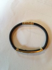 18 Karat Gold 750 Lederarmband