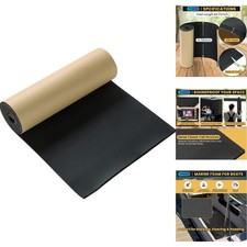 Neoprene Adhesive Foam Sheet 1/4" x 12" x 54" Closed Cell Rubber Padding Gasket