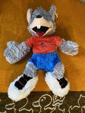Chuck E Cheese 22” Peluche 2010 Peluche Animal Ratón Abrazable Peludo Muñeca