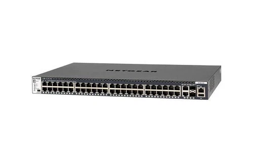NETGEAR M4300-52G 48-PortGB StackableManagedSwitch w 2x10GBASE-T 2xSFP+ 150W PSU