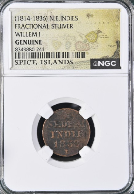 1814-1836 NE Indies Fractional Stuiver Willem I Genuine NGC (#PA8349880241)