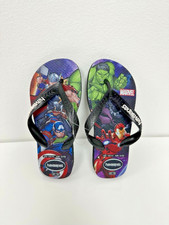 Havaianas Flip Flops Kids Avengers Size 13C/1Y