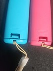 2PC Authentic Nintendo Wii Motion Plus Remote Controller BLUE AND PINK TESTED — photo 8