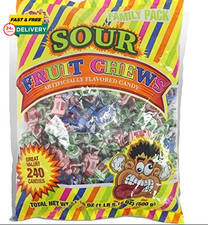 Albert'S Sour Fruit Chews 21.16 Oz 240 Cndies(Uscandyonline)