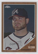 2011 Topps Heritage Chrome 702/1962 Brian McCann #C194 uu6