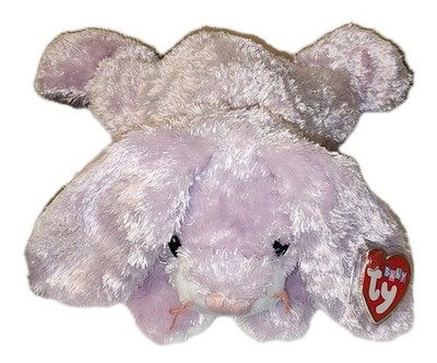 新品未使misha and puff String/Hazy Lilac 2y Baby TY / Pillow Pal HUGGYBUNNY Lilac Bunny 13