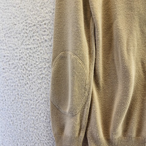 Energie Y2K Sweater Womens Medium Tan Brown Hooded Long Sleeve Lightweight - Picture 11 of 11