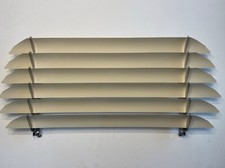 Vw Volkswagen Beetle Bug Oval Window Venetian Blinds Fixed Slats Ivory 1953-1957