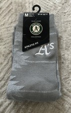Oakland A  s Youth Grey Baseball Socks