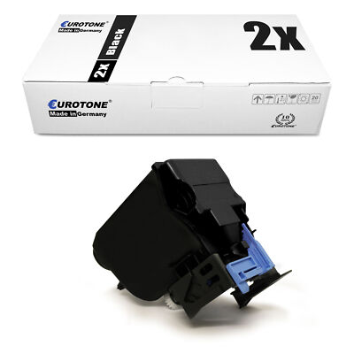 2x ECO Patrone BLACK für Konica Minolta Bizhub C-25