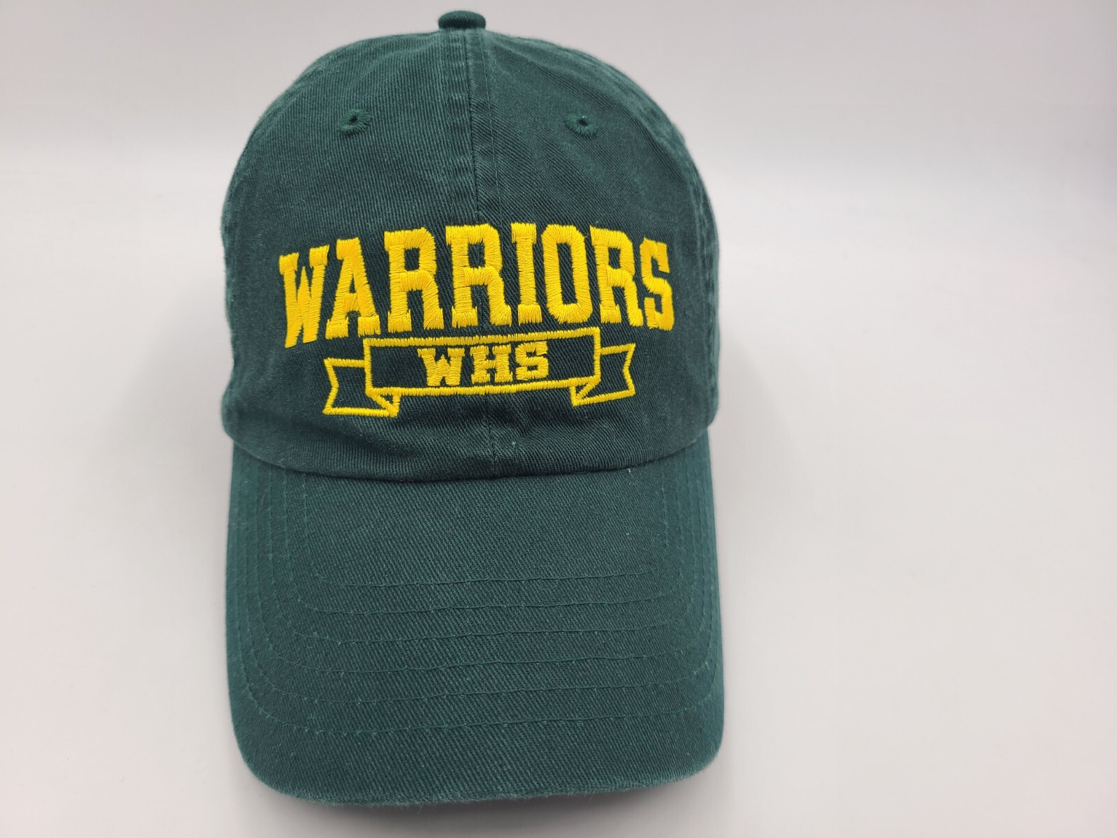 Washington High School WHS Warriors Strapback Adjustable Hat Cap Men Women Green