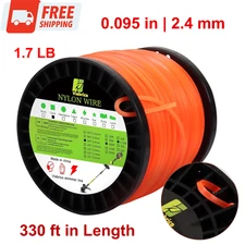 String Trimmer Line Square Orange Heavy Duty Weed Eater String Premium Nylon