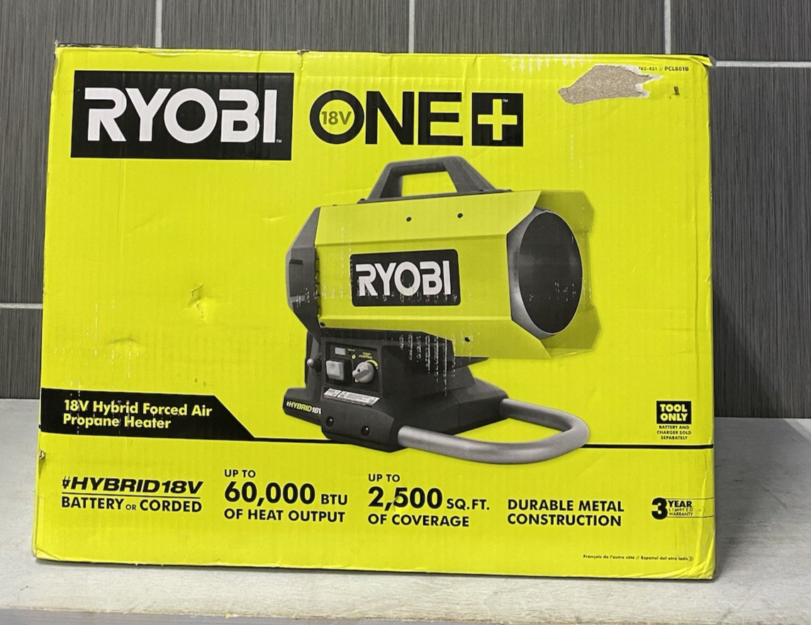 Ryobi 18v Cordless Ryobi Portable Heater Ryobi ONE+ PCL801B
