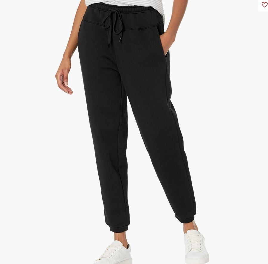 Madewell Plus Size Black Betterterry Pockets Joggers Sweatpants