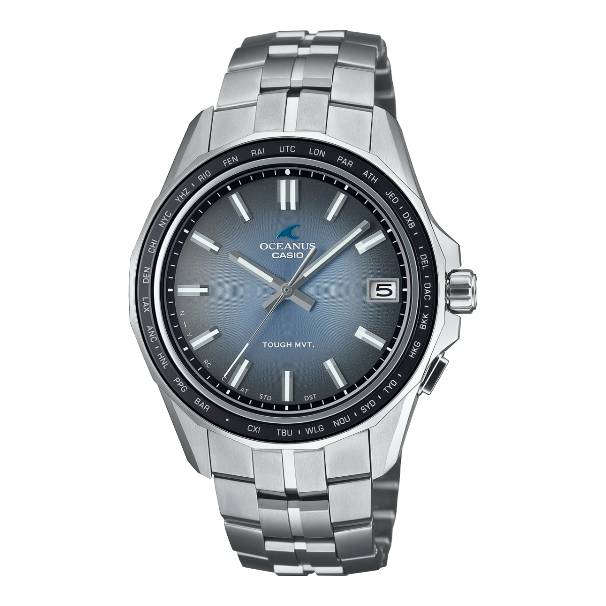 Casio Oceanus OCW-S400RA-2AJF Manta Retro Tone Blue Titanium