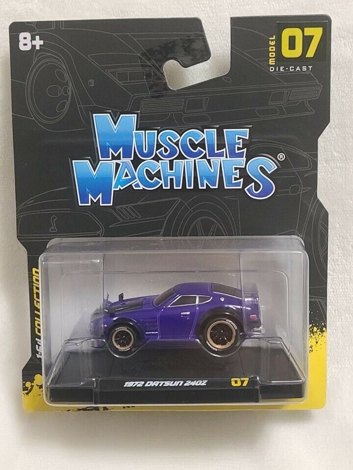 2021 Muscle Machines 1972 Datsun 24OZ Purple #7